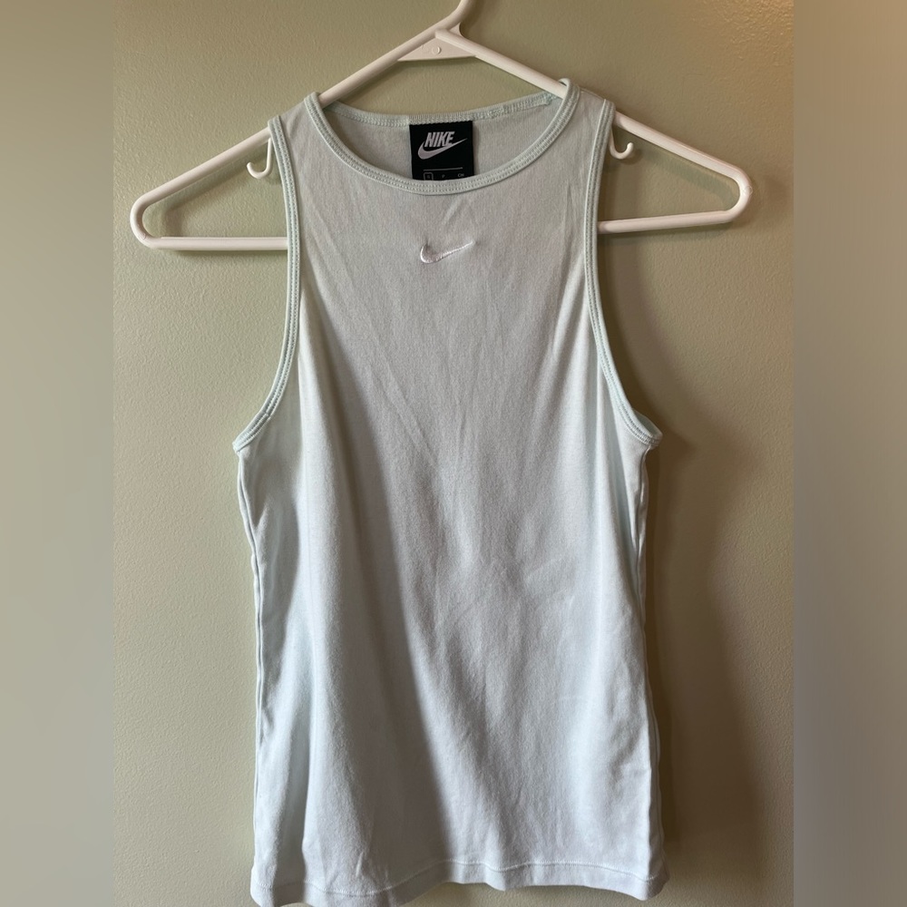 Nike Muscle cotton tee   size small  color- mint green